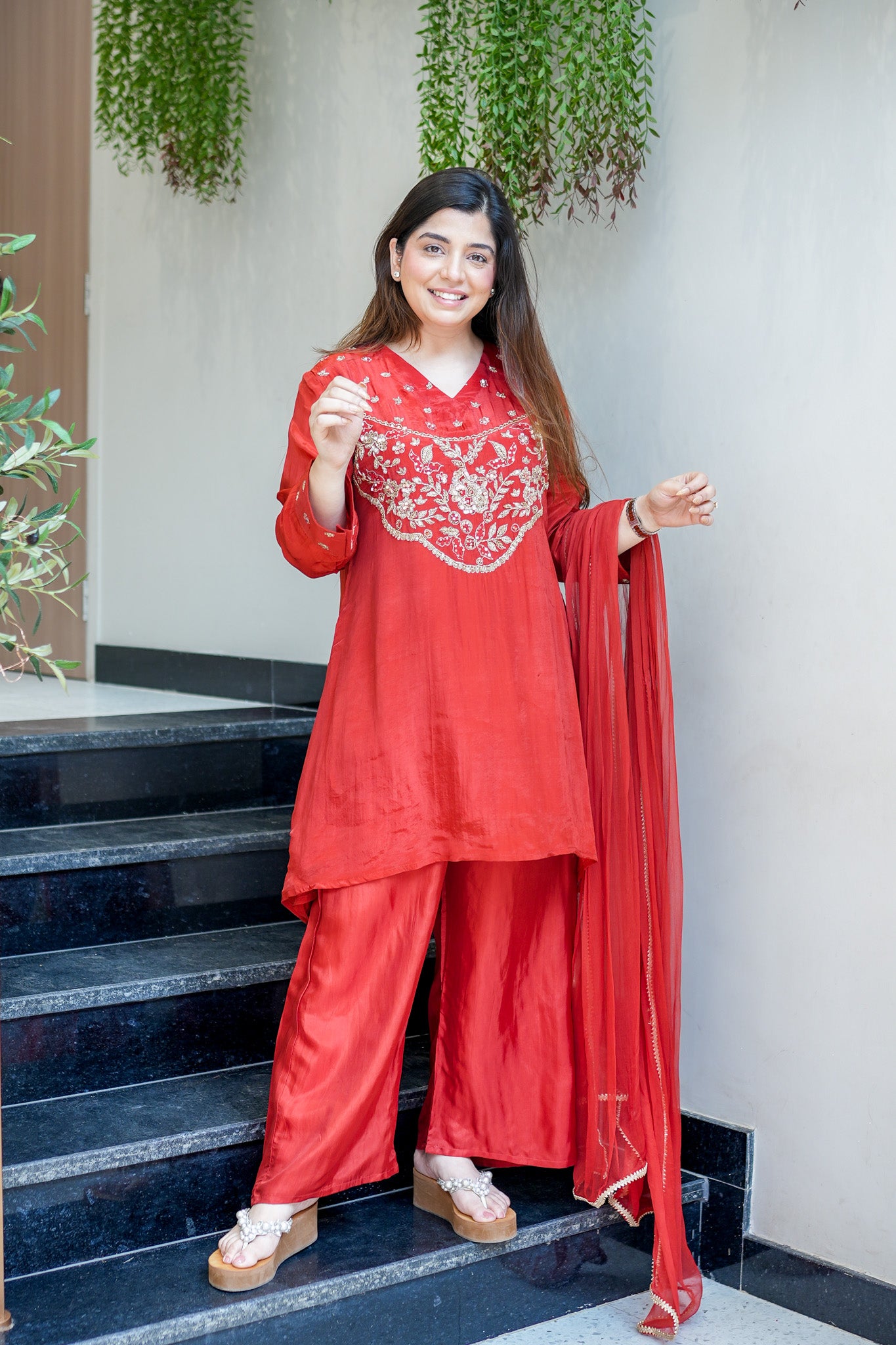 Sawani Embroidered Suit Set