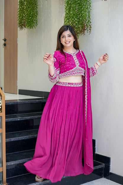 Kimchi Hand Embroidered Lehenga