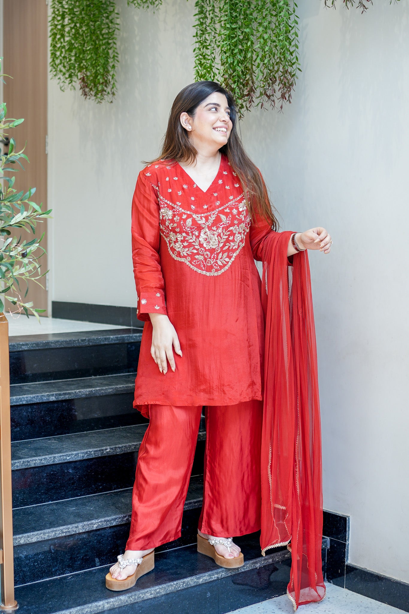 Sawani Embroidered Suit Set