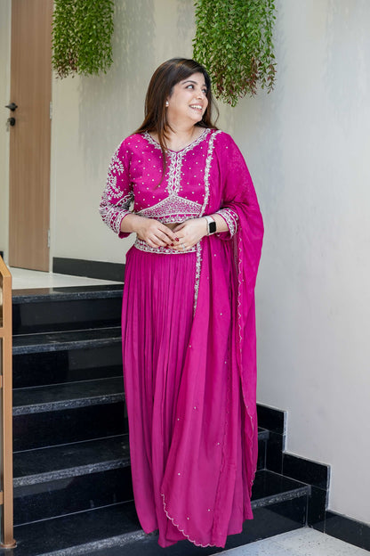 Kimchi Hand Embroidered Lehenga