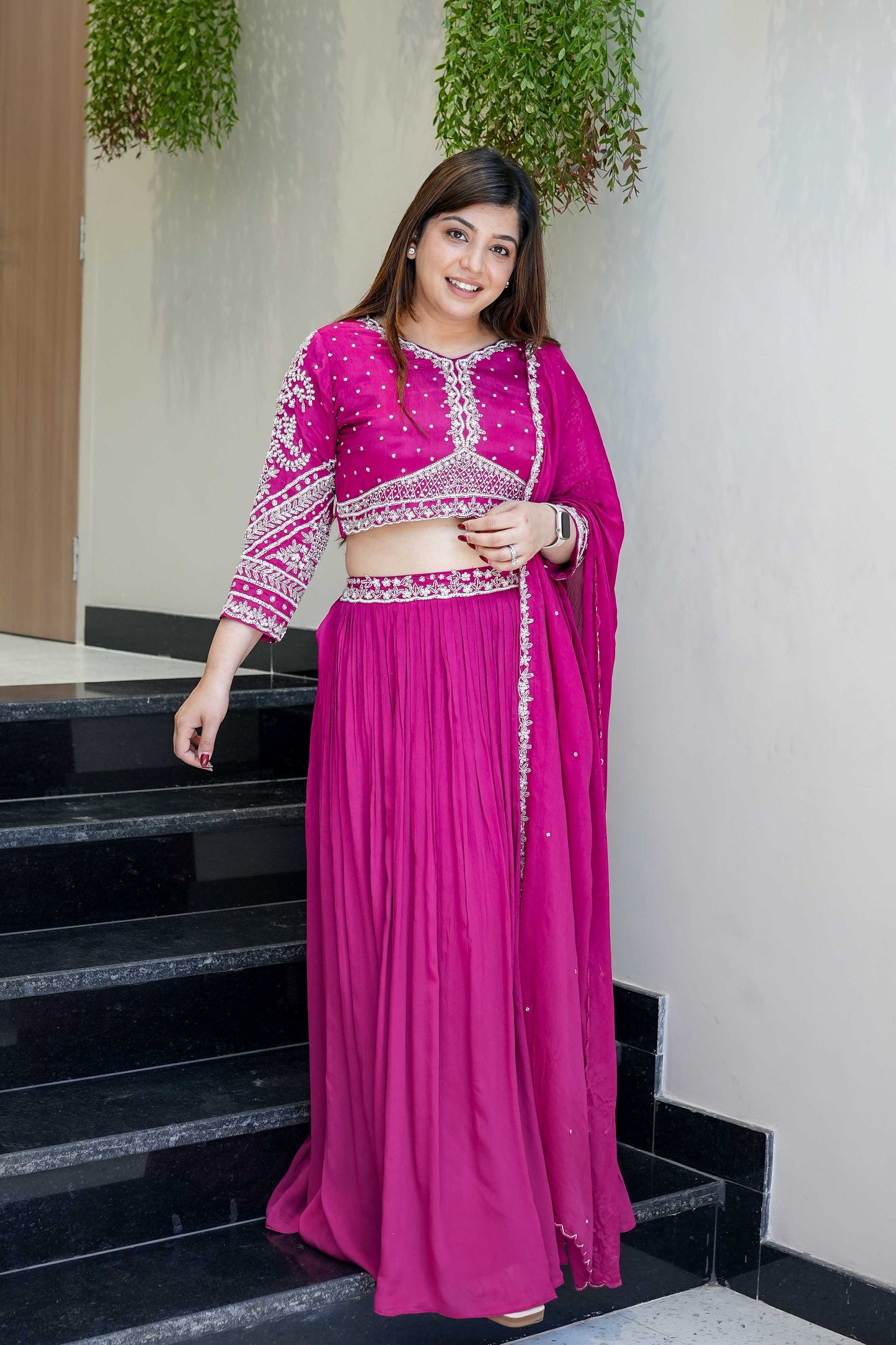 Kimchi Hand Embroidered Lehenga