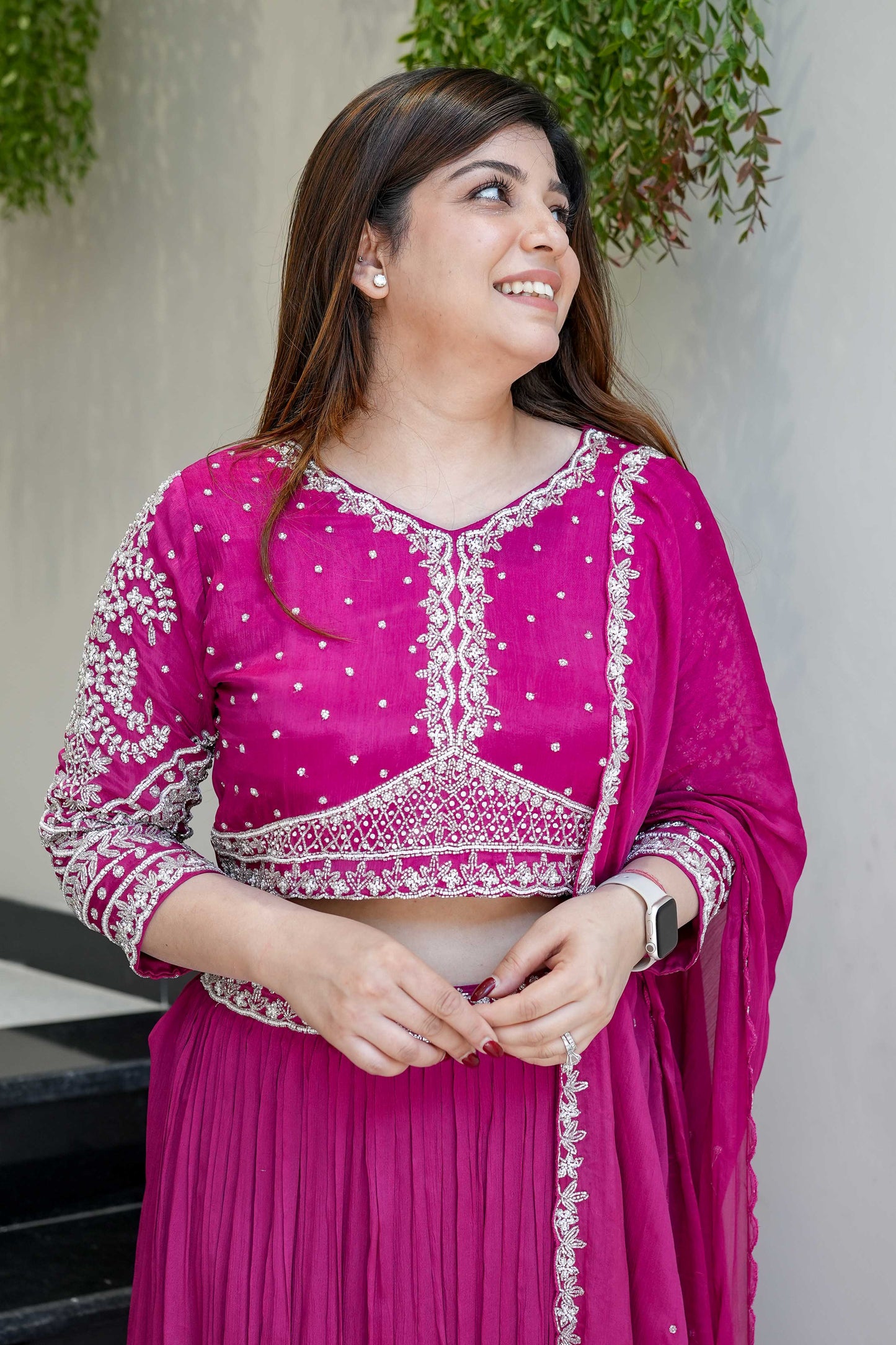 Kimchi Hand Embroidered Lehenga
