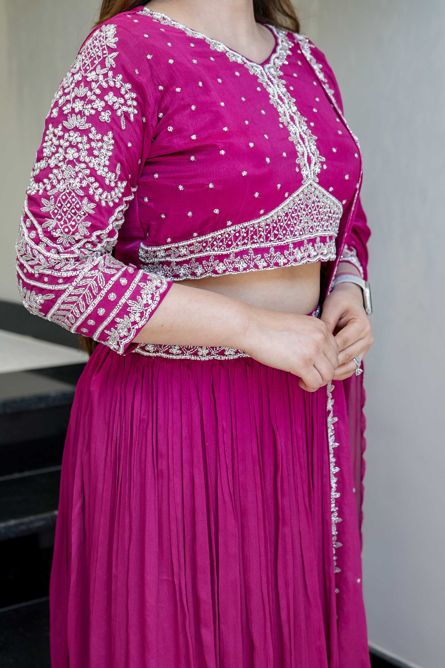 Kimchi Hand Embroidered Lehenga
