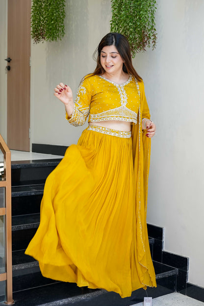 Kimchi Hand Embroidered Lehenga