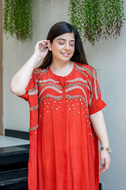 Samira Embroidered Co ord Set