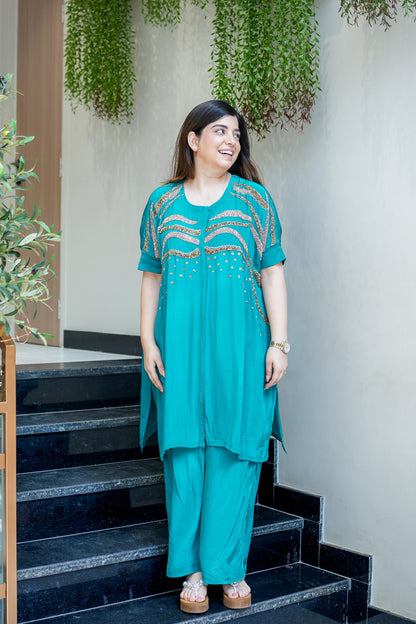 Samira Embroidered Co ord Set