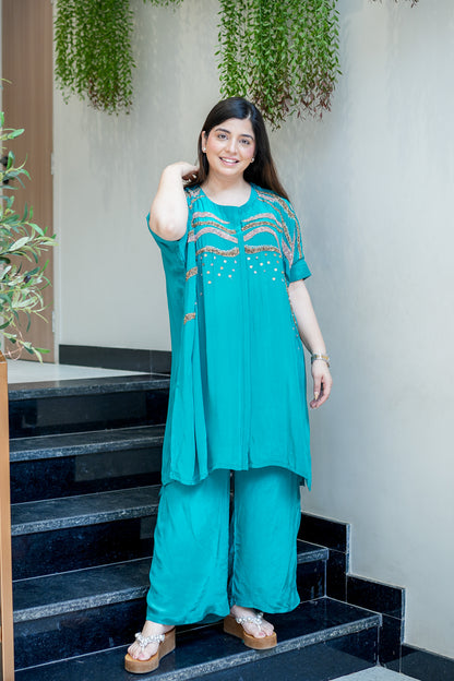 Samira Embroidered Co ord Set