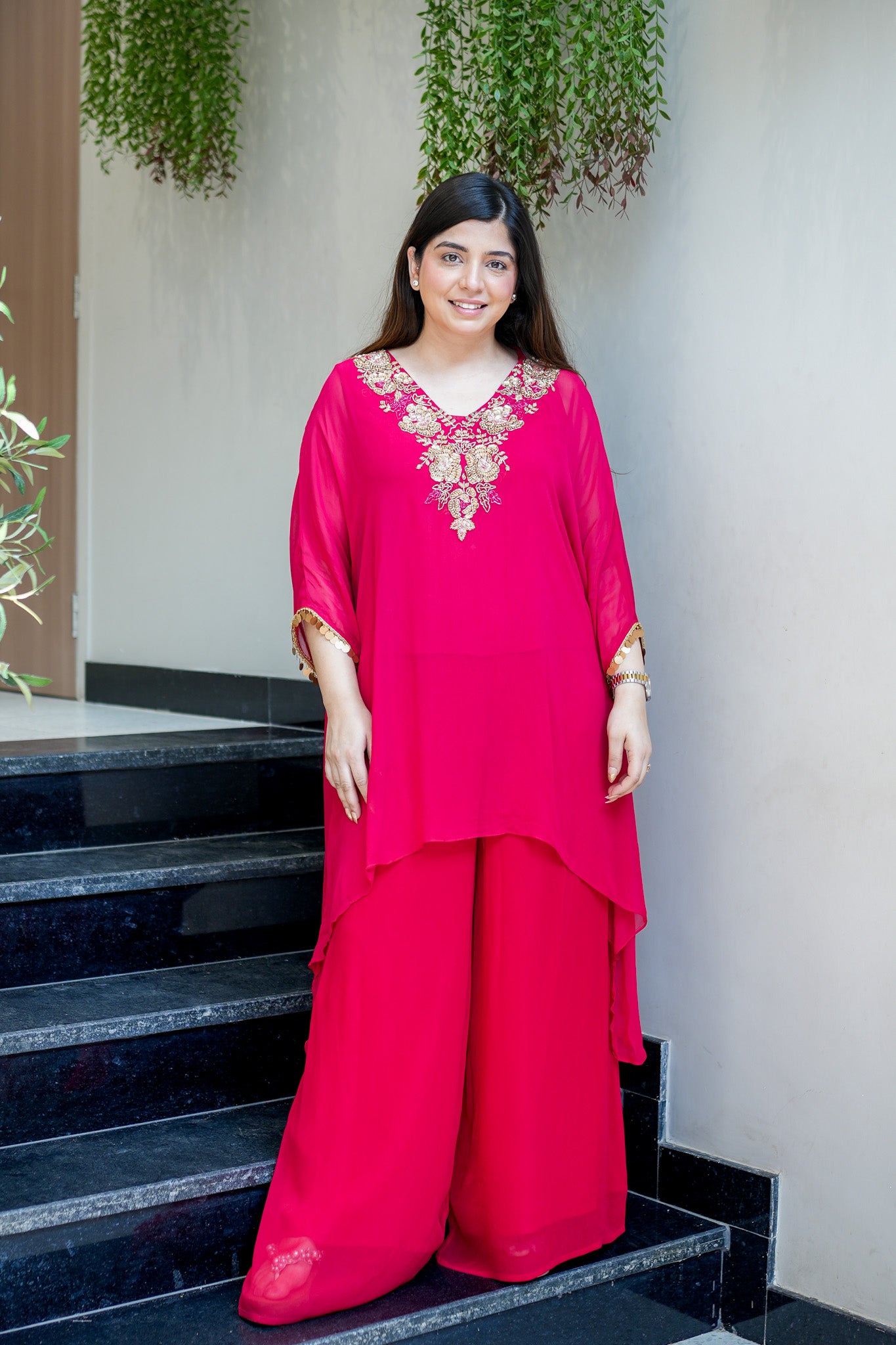 Zaira Embroidered Co ord Set