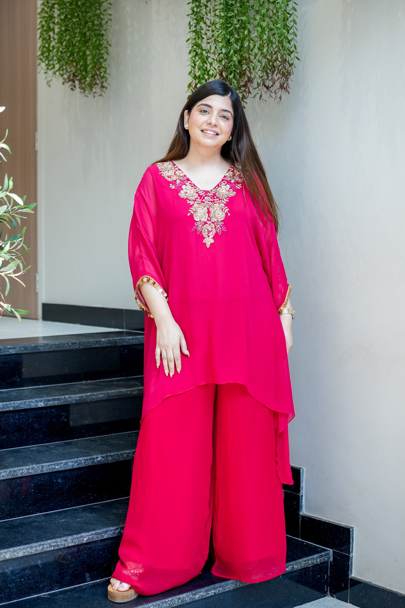 Zaira Embroidered Co ord Set