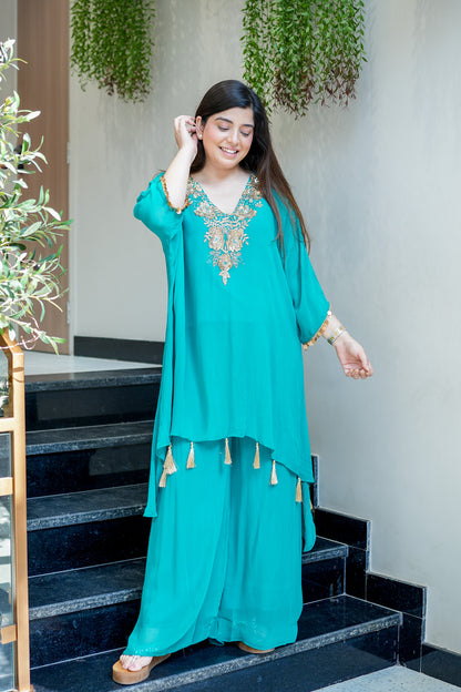 Zaira Embroidered Co ord Set