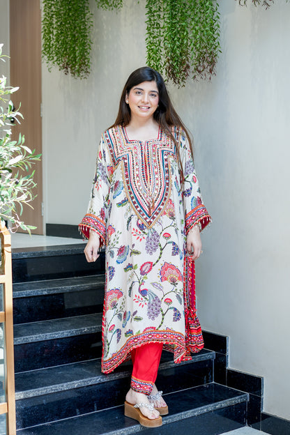 Kridha Embroidered Chogha Set