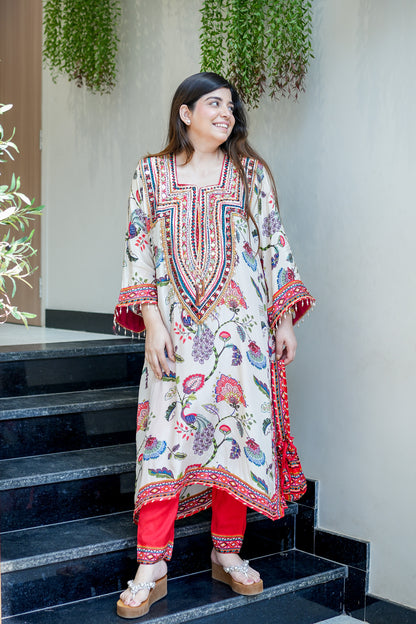 Kridha Embroidered Chogha Set