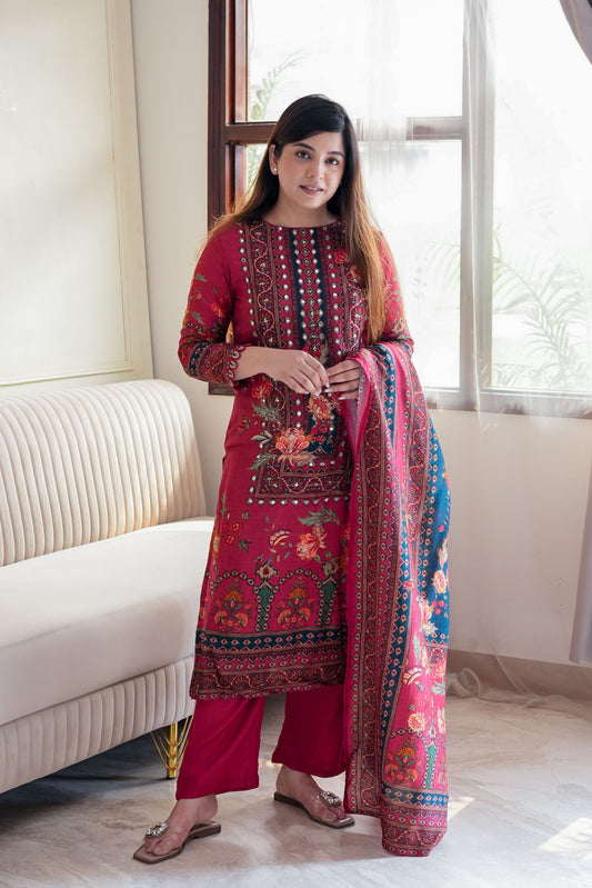 Reyat Floral Printed Suit Set