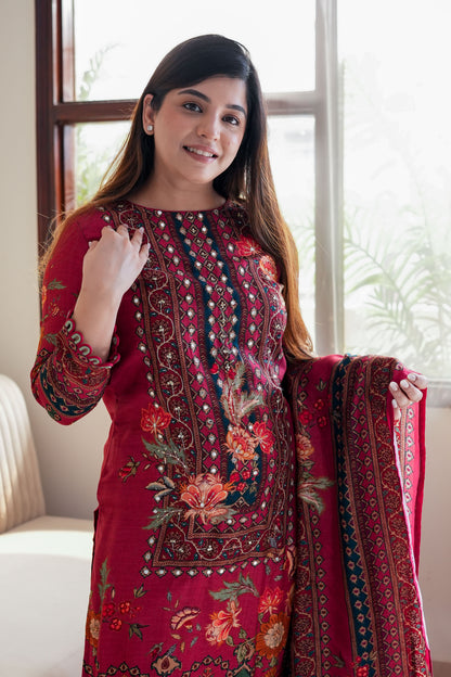 Reyat Floral Printed Suit Set