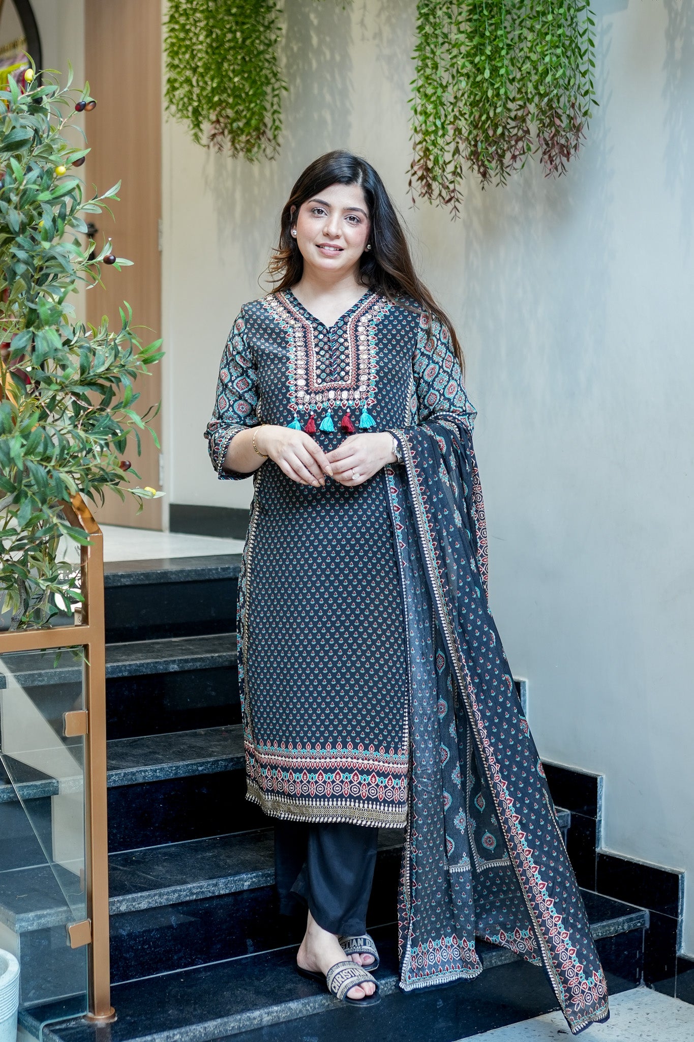 Leena Printed Suit Set