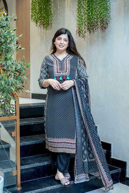 Leena Printed Suit Set