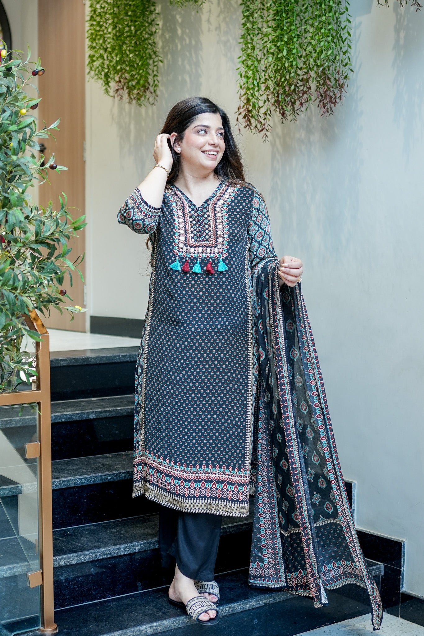 Leena Printed Suit Set