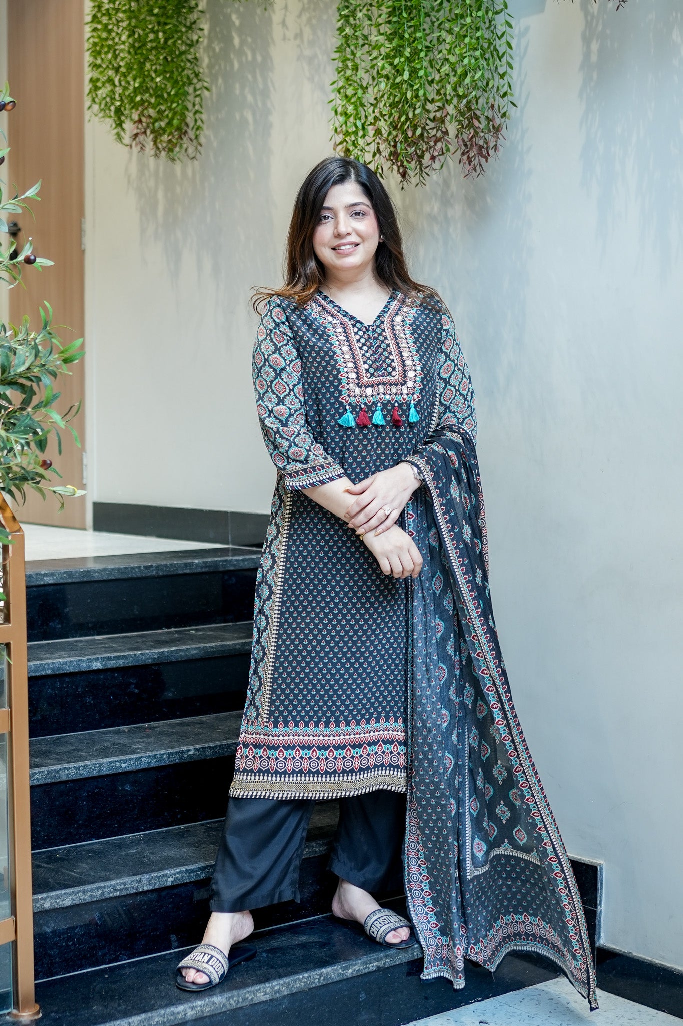 Leena Printed Suit Set