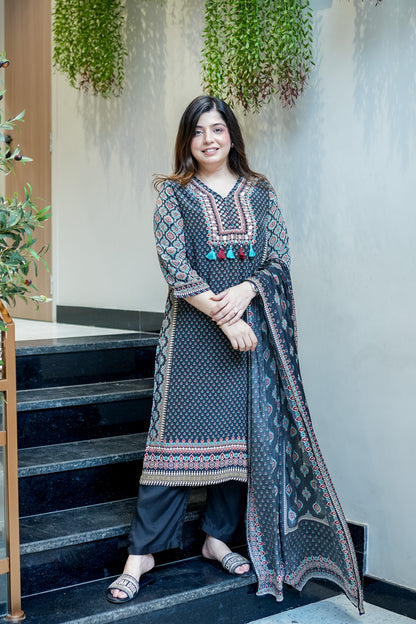 Leena Printed Suit Set