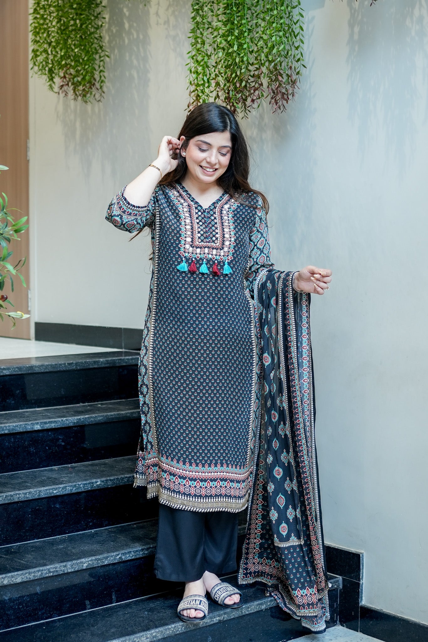 Leena Printed Suit Set