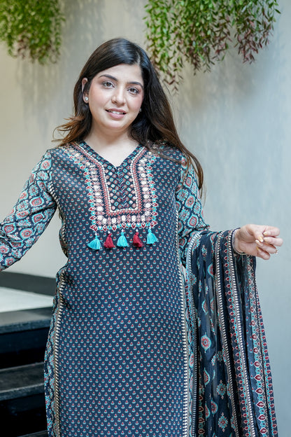 Leena Printed Suit Set