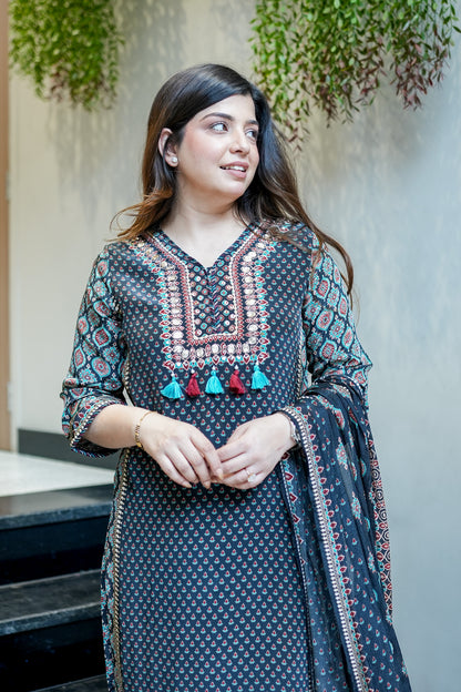Leena Printed Suit Set