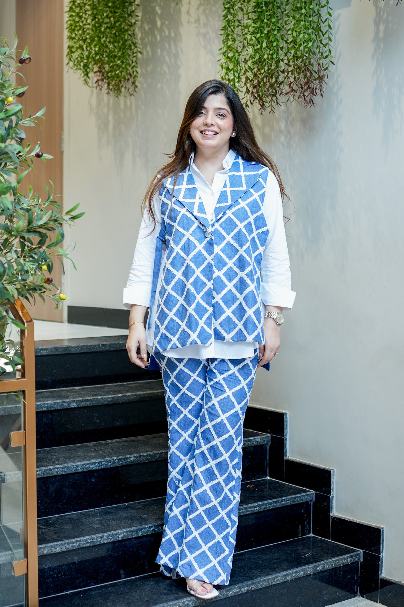 Elara Tencel Denim Three Piece Co ord