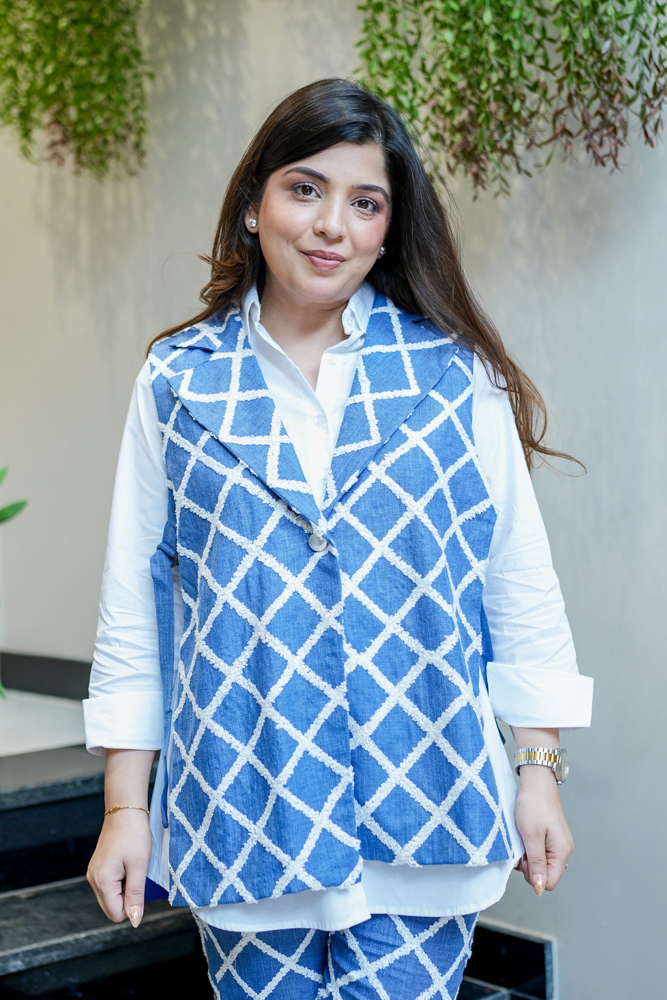 Elara Tencel Denim Three Piece Co ord