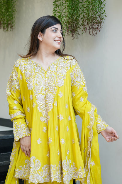 Riyasa Hand Embroidered Suit Set