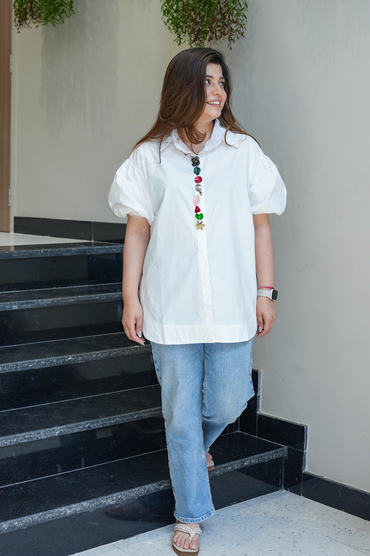 Nomi Button Detailing Shirt