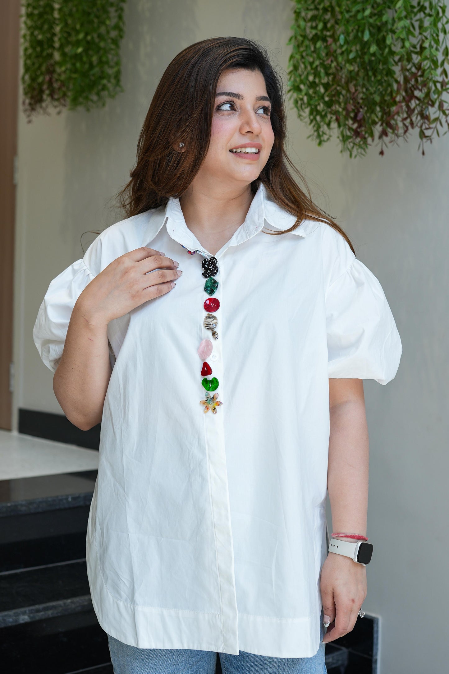 Nomi Button Detailing Shirt
