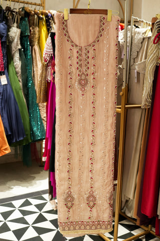 Trisha Hand Embroidered Unstitched Suit Set