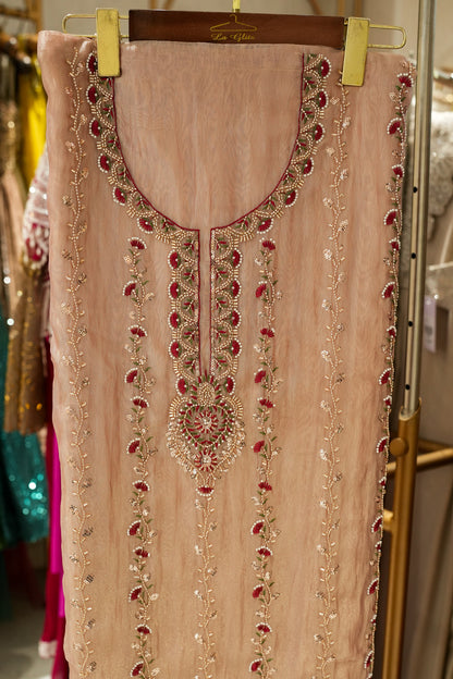 Trisha Hand Embroidered Unstitched Suit Set