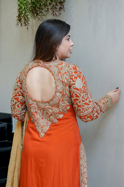 Yuvisha Hand Embroidered Suit Set