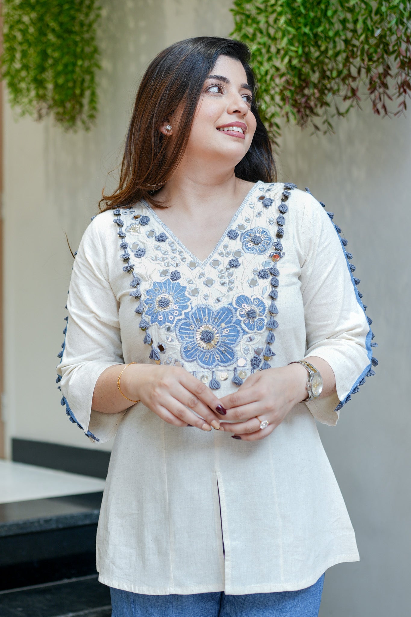 Lehri Embroidered Co ord Set