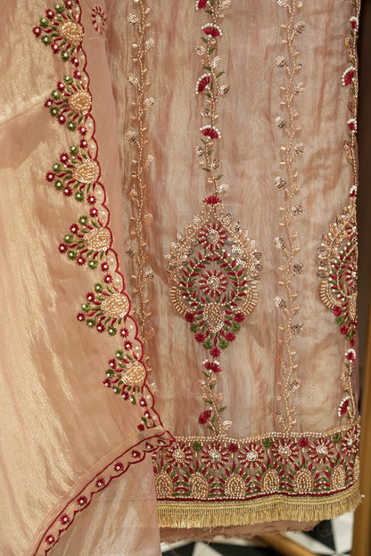 Trisha Hand Embroidered Unstitched Suit Set