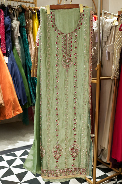 Trisha Hand Embroidered Unstitched Suit Set