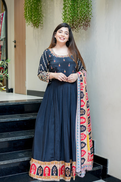 Nira Embroidered Anarkali