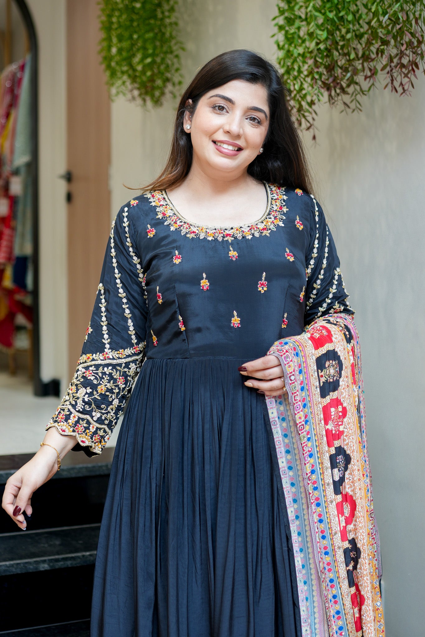 Nira Embroidered Anarkali