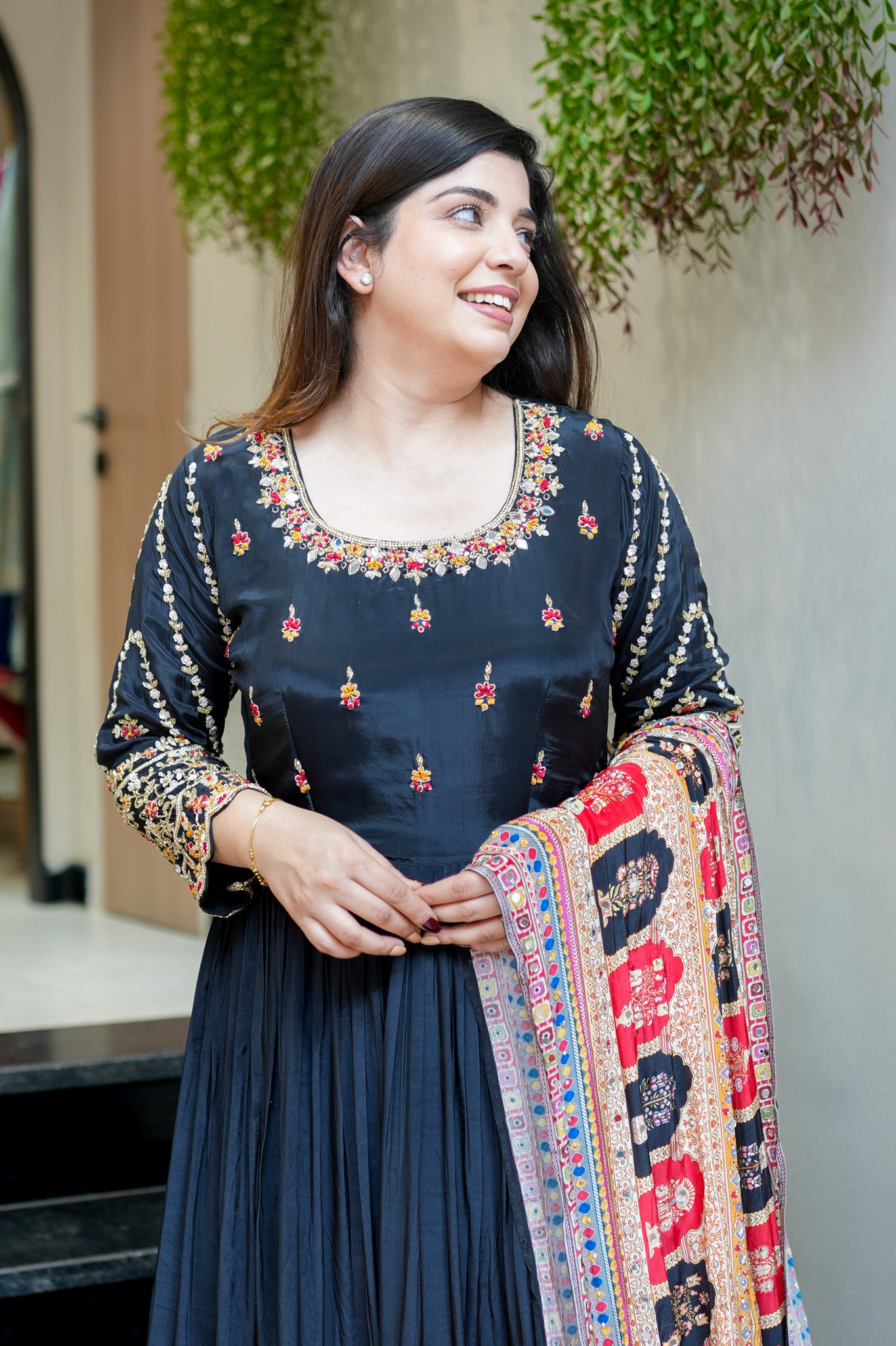 Nira Embroidered Anarkali