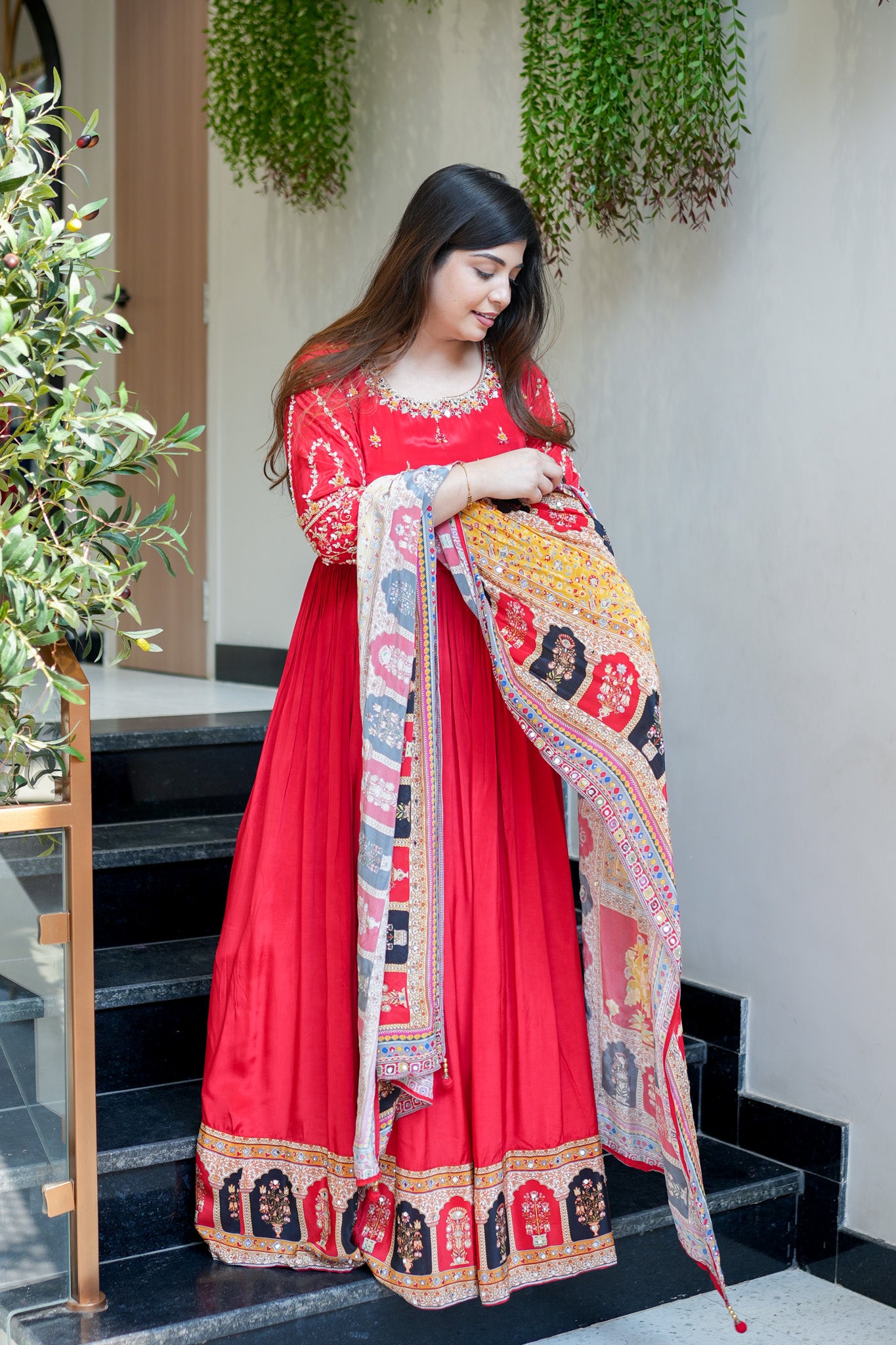 Nira Embroidered Anarkali
