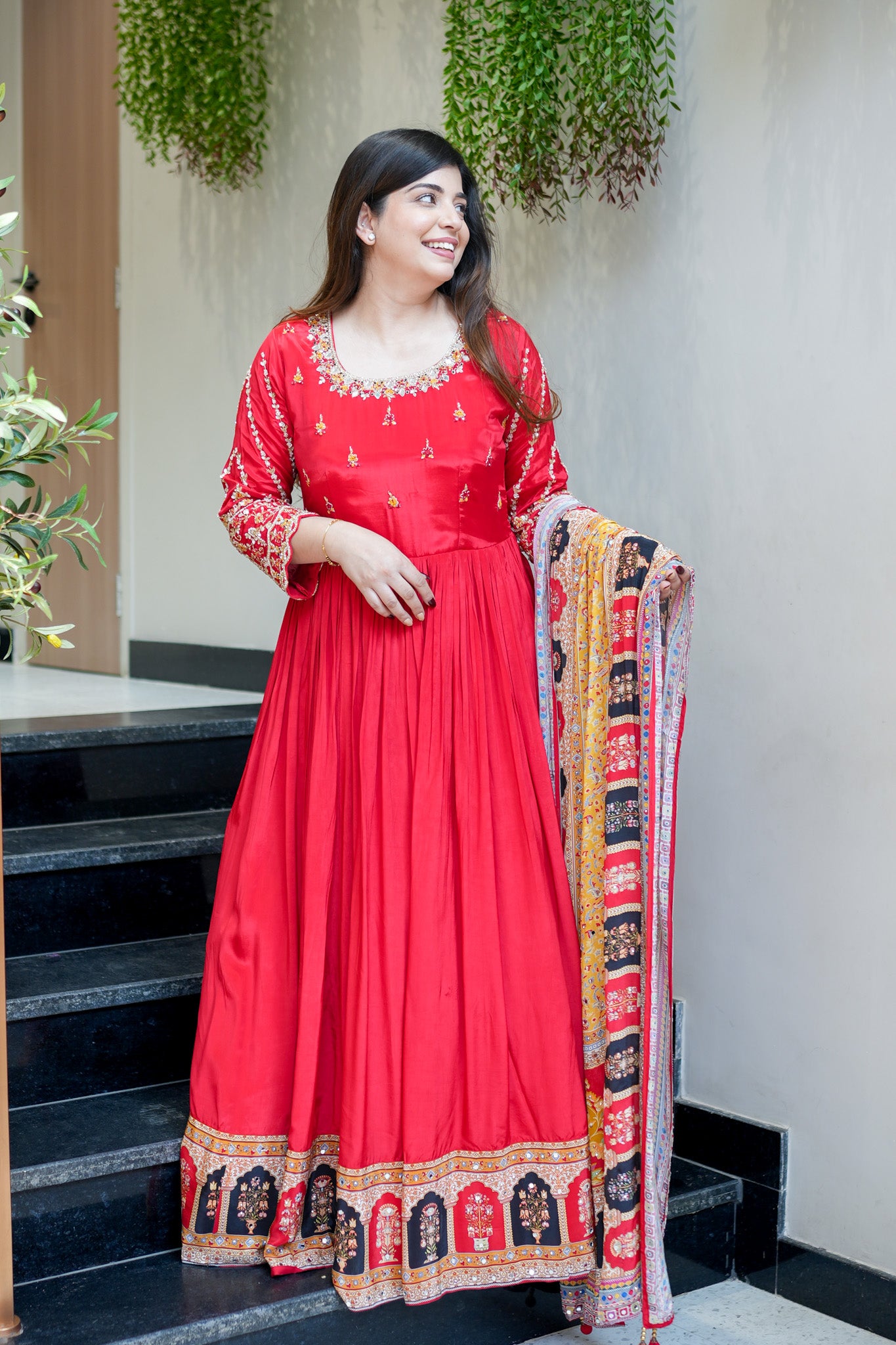 Nira Embroidered Anarkali