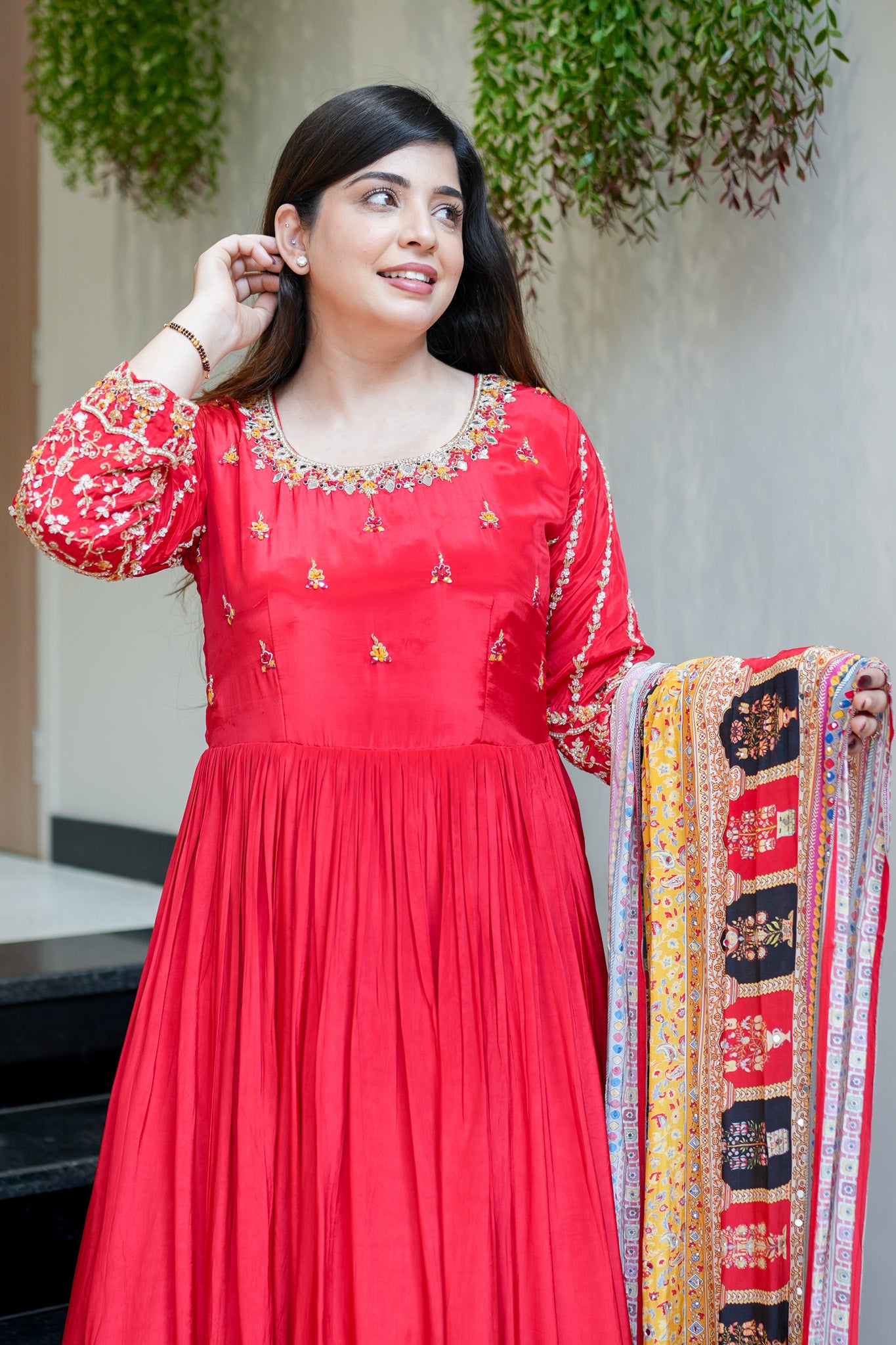 Nira Embroidered Anarkali