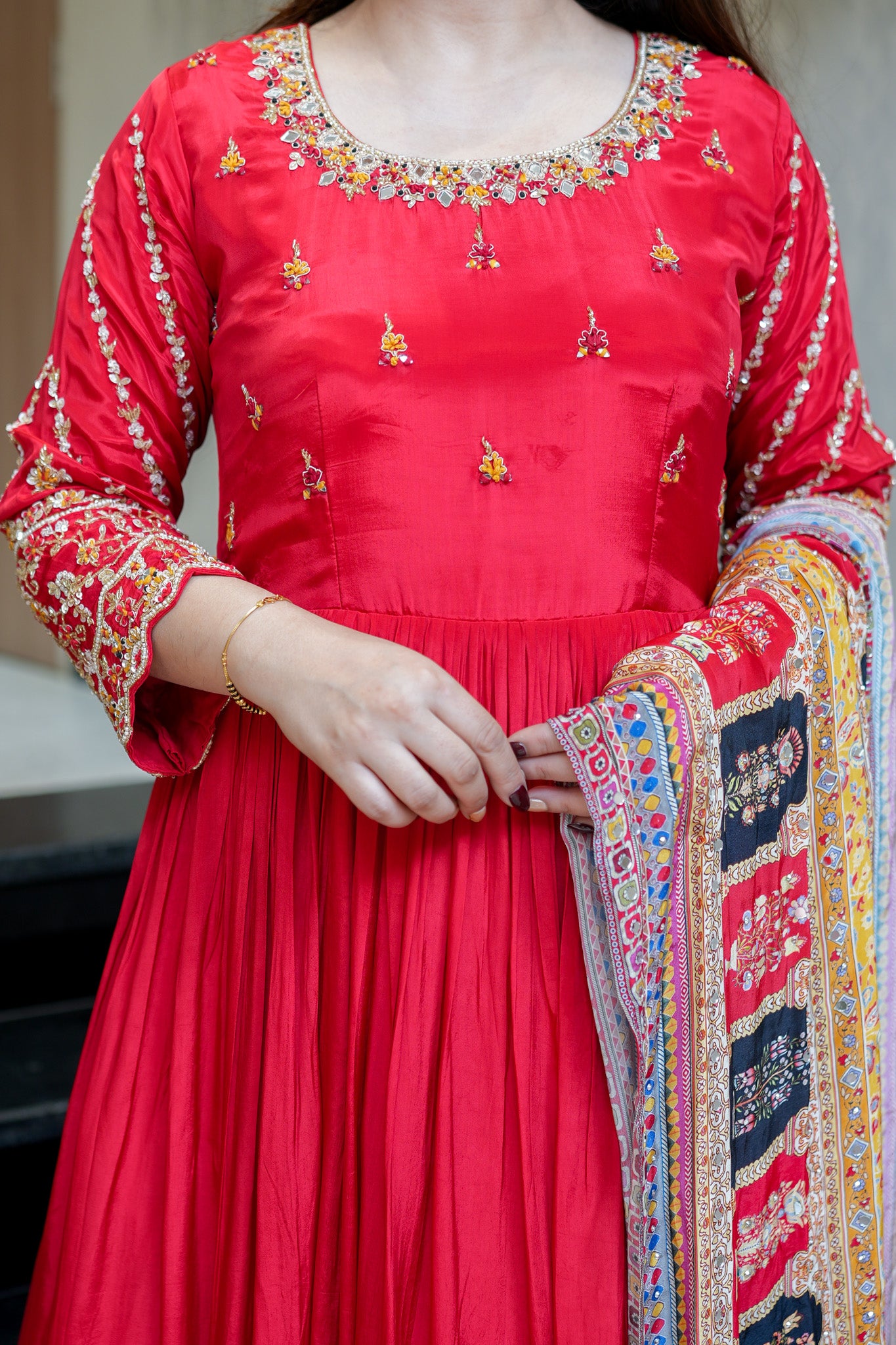 Nira Embroidered Anarkali