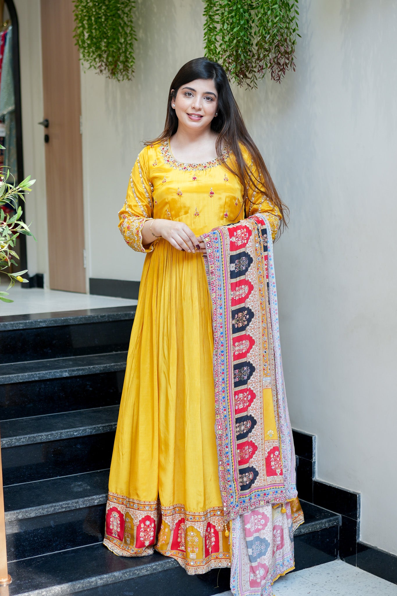 Nira Embroidered Anarkali