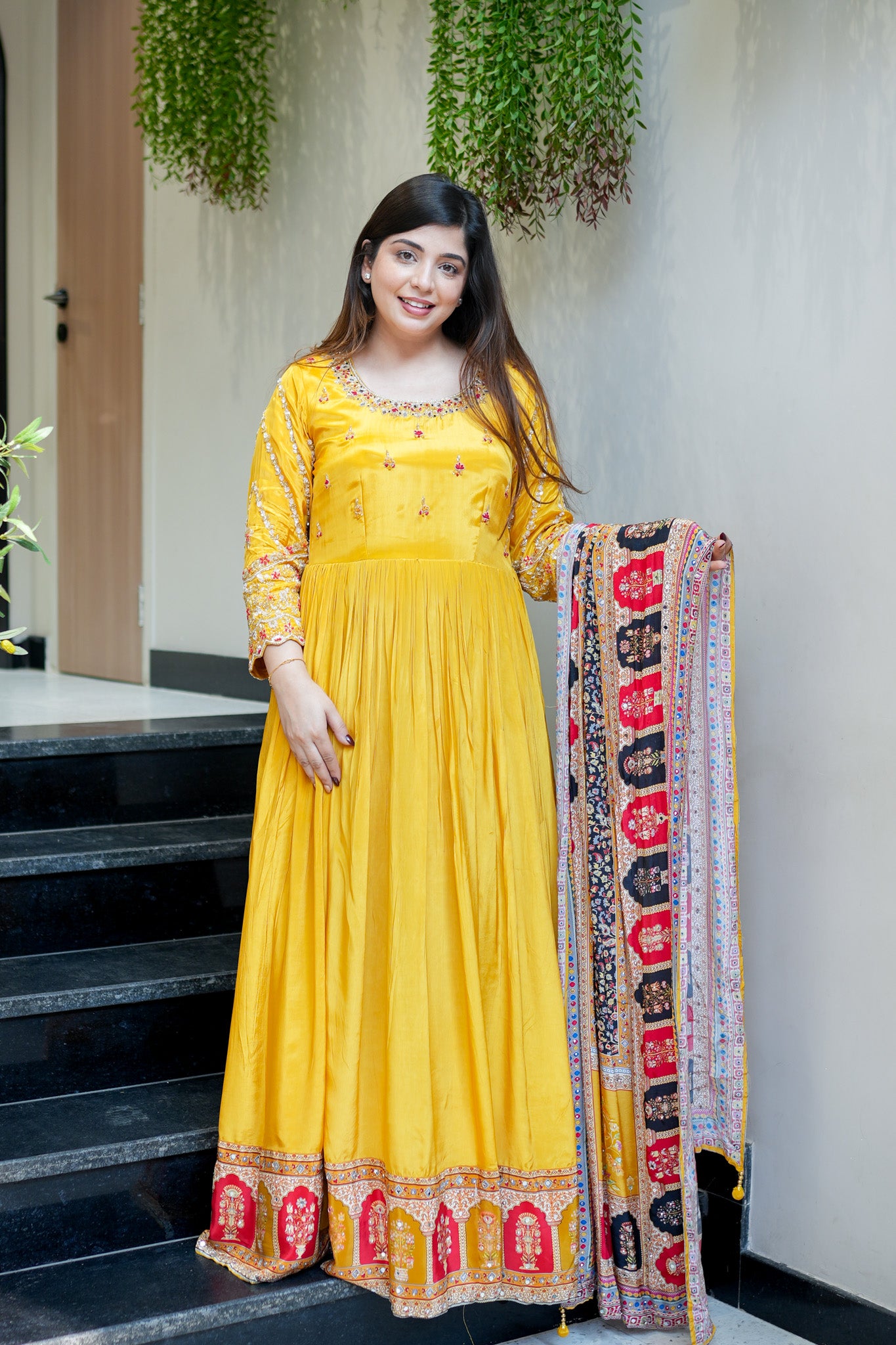 Nira Embroidered Anarkali