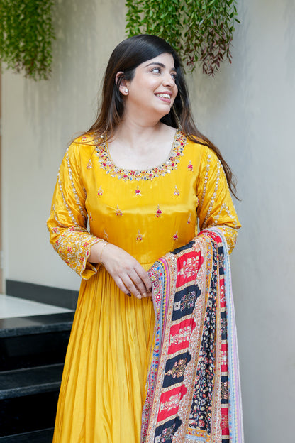 Nira Embroidered Anarkali