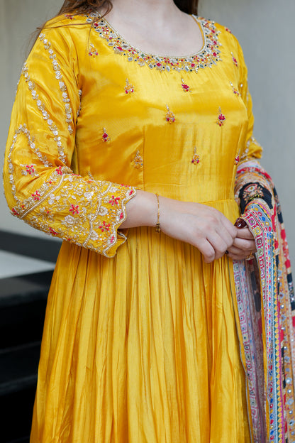 Nira Embroidered Anarkali