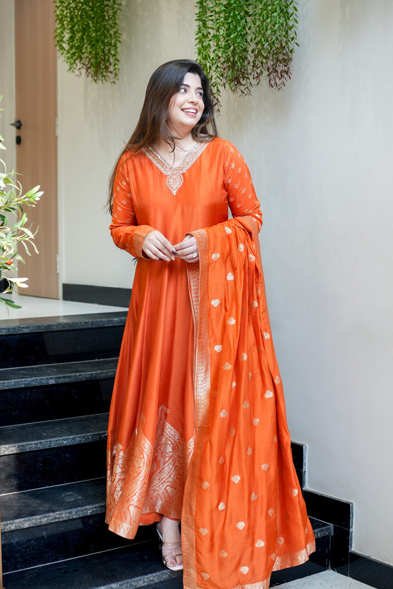 Zarisha Embroidered Anarkali Set