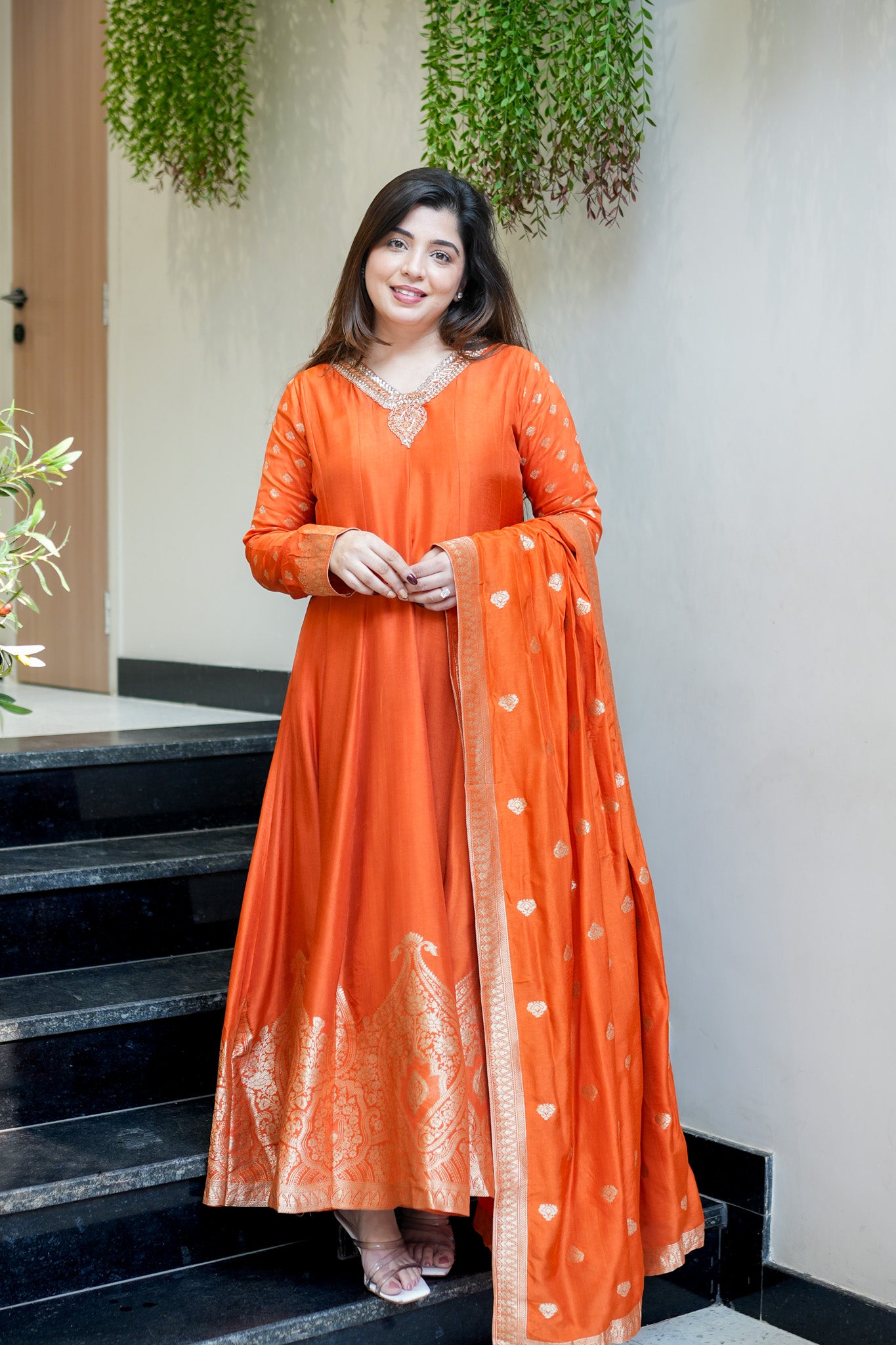 Zarisha Embroidered Anarkali Set